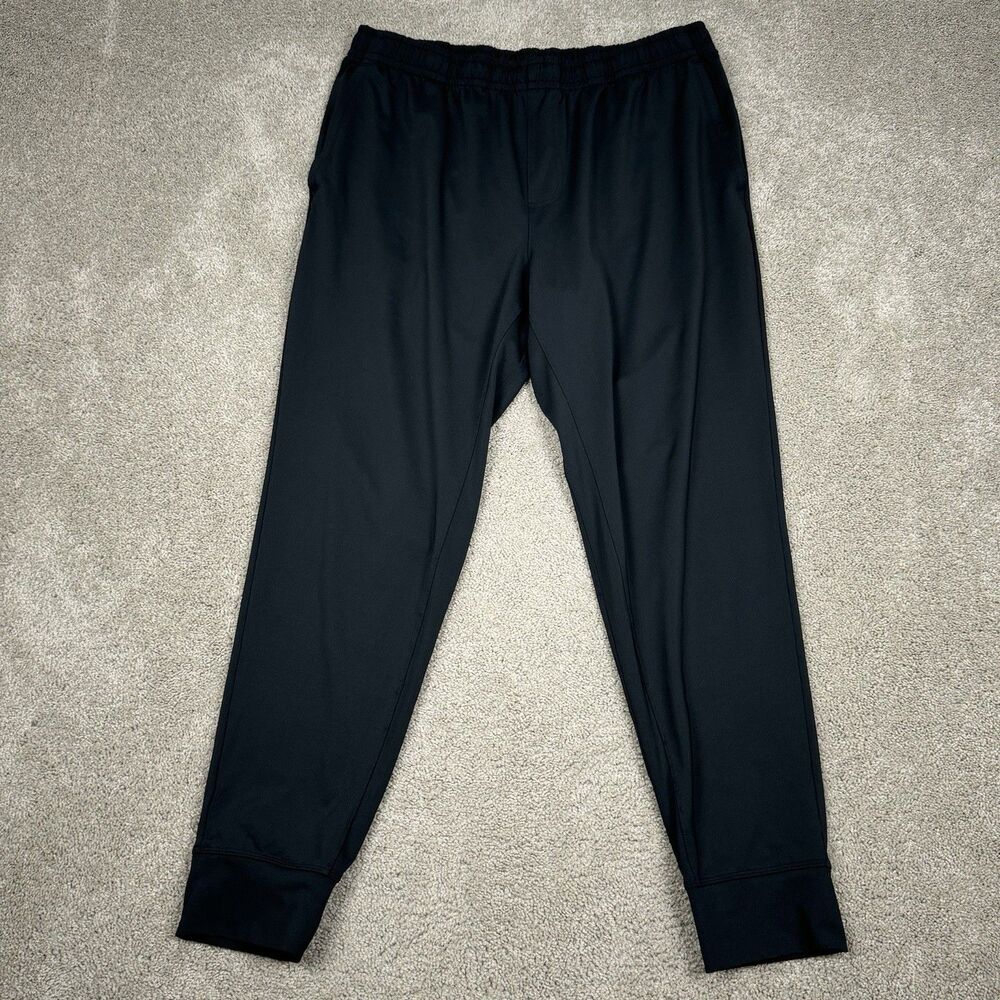 Rhone Pants Mens XL Black Everyday Track Jogger Sweatpants Workout Gym Training